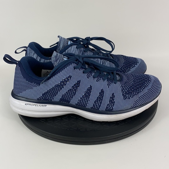 APL Techloom Pro Blue/White Athletic Running Shoes Men's Size 9.5 - Picture 4 of 13